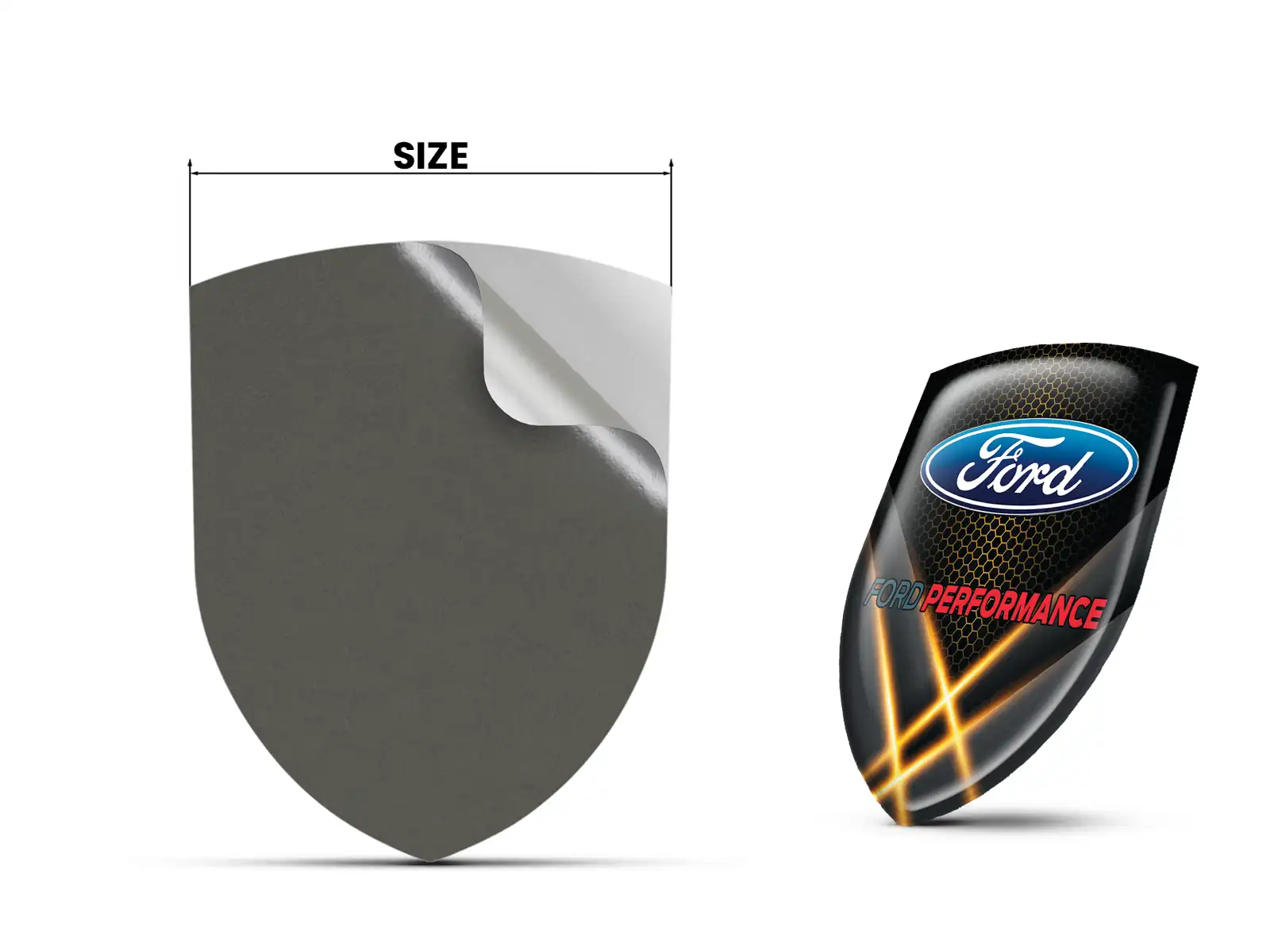Ford Autocollant Bombé Édition Course Étiquettes Premium